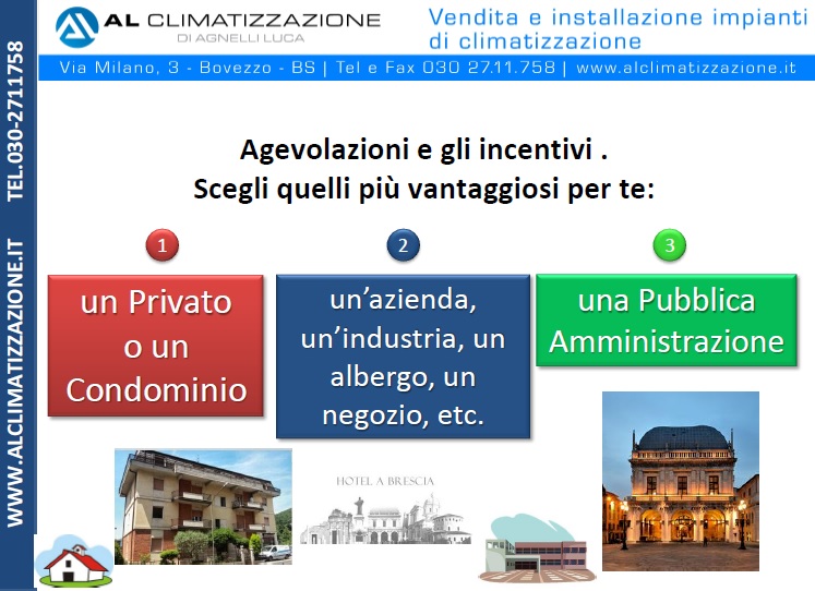 Incentivi riscaldamento condizionamento pompe di calore