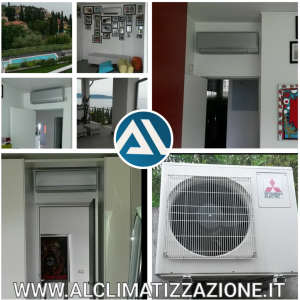 impianto climatizzazione condizionatore parete