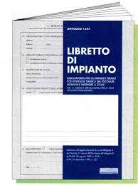 libretto di impianto 