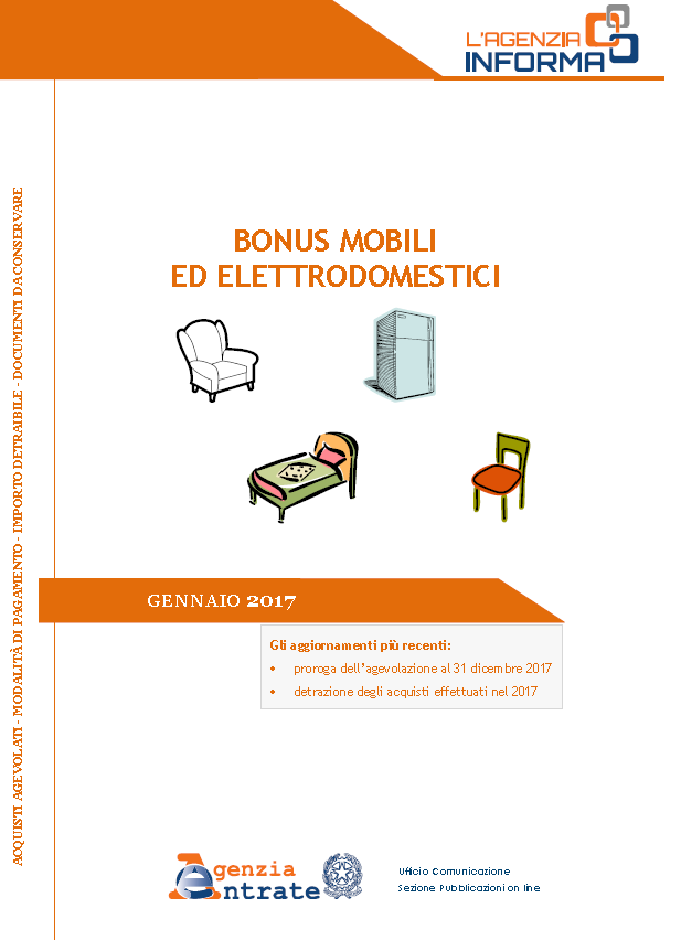 Bonus mobili ed elettrodomestici