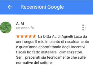 ogle AL CLIMATIZZAZIONE