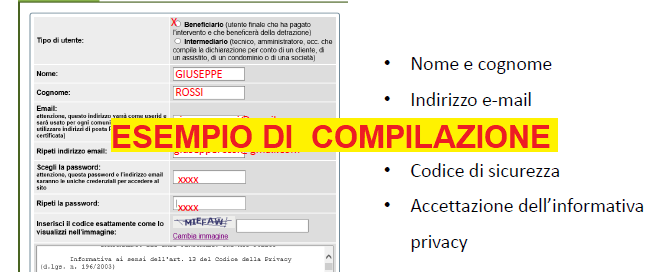Compilazione modulo ENEA Bonus casa 2019
