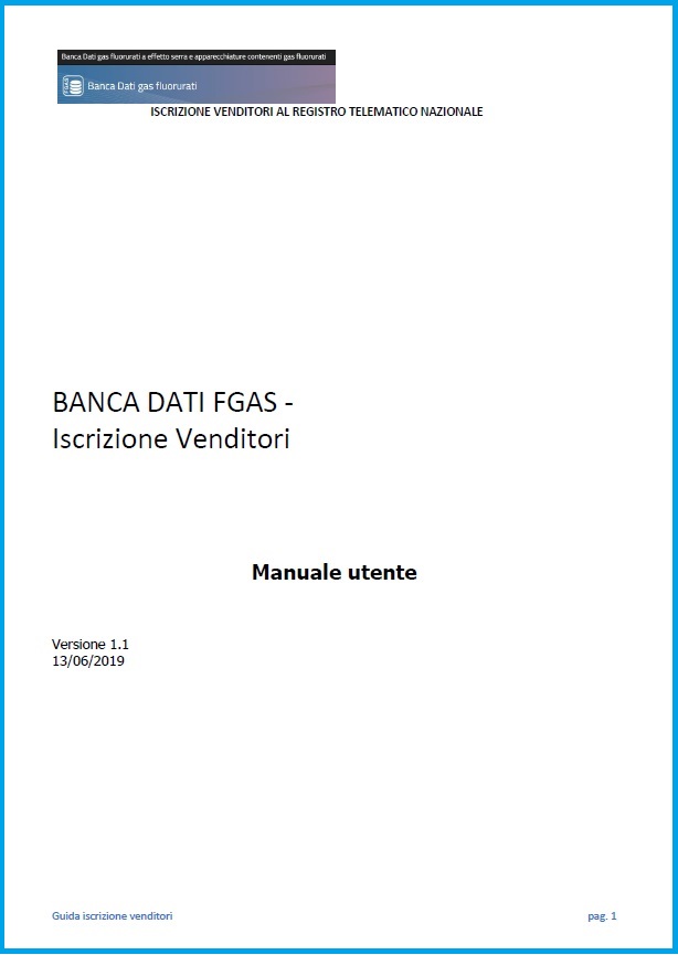 Banca Dati F-Gas