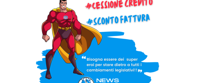 cessione credito sconto in fattura