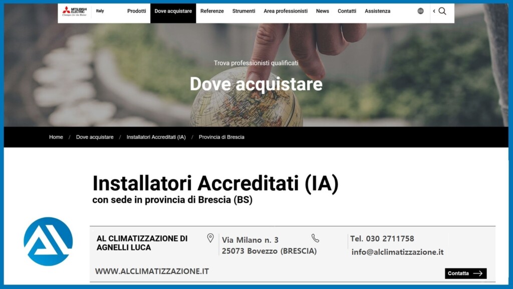 ia installatori accreditati mitsubishi brescia