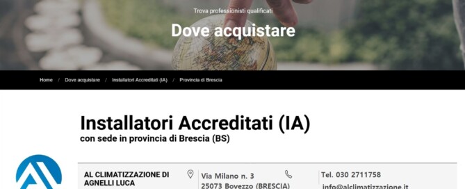 ia installatori accreditati mitsubishi brescia