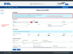 SEZIONE IMMOBILE BONUS ENEA