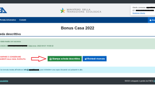 STAMPA PRATICA ENEA 2022