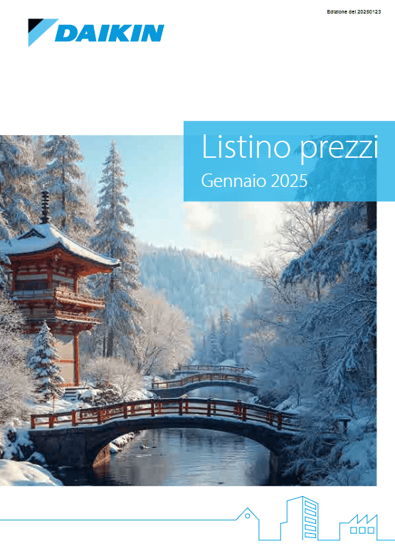 Listino climatizzatori Daikin 2025